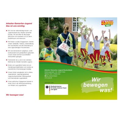 50 Stück ASJ-Imageflyer „Wir bewegen was“
