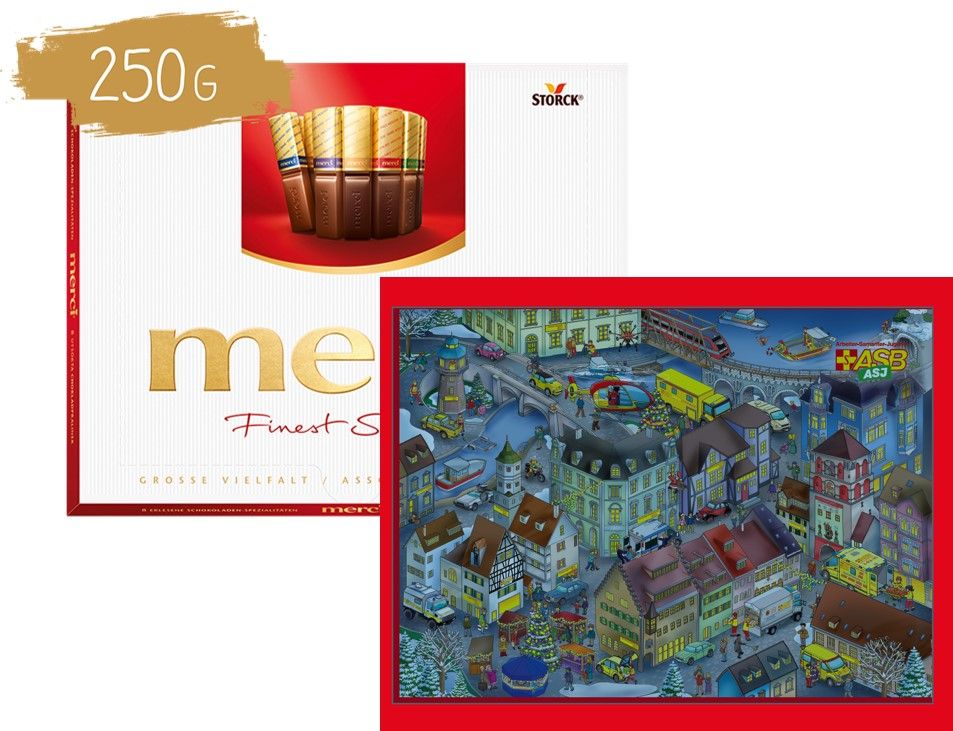 MERCI Schokolade  "ASJ Adventsmotiv 2025"