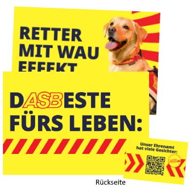 Lentikular Karte "ASB Imagekampagne"  (Wackelbild)