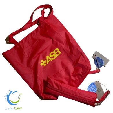 Taschenschirm FARE® mit Tasche, rot, inkl. ASB Logo