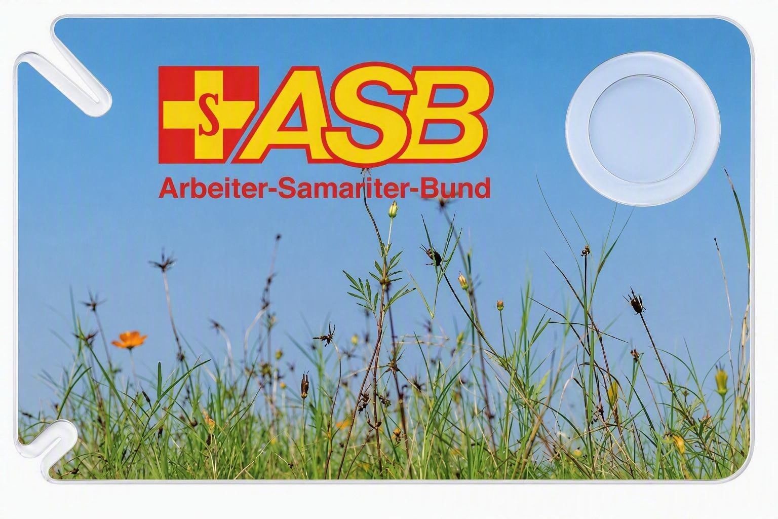 ASB Zeckenkarte mit integrierter Lupe