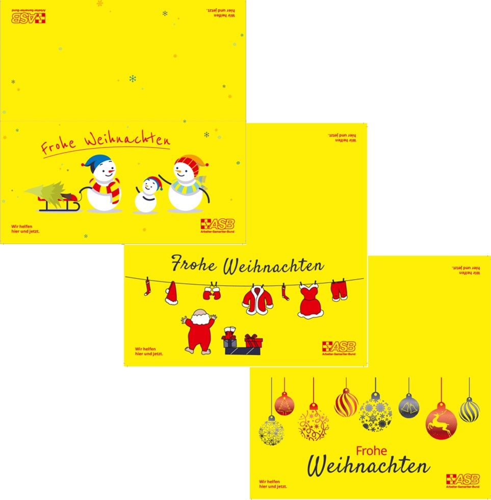 ASB "Weihnachtskarten" (Motive 2025)