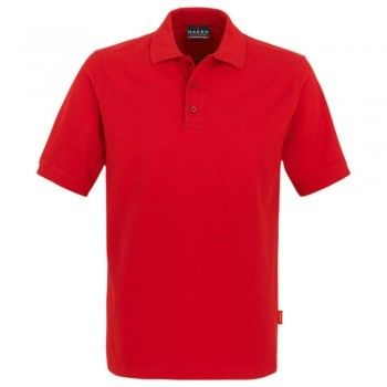 Polo-Shirt HAKRO in rot, Frontansicht