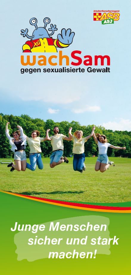 10 Stück ASJ-Flyer „wachSam gegen sexualisierte Gewalt“
